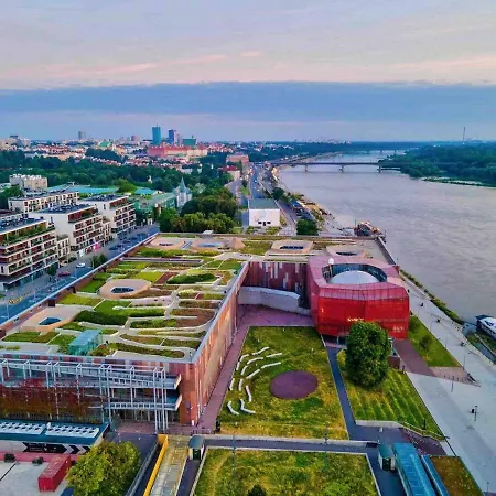 Apartment Super White 2x Metro Scisle Centrum Wifi 300 Mbs New Warsaw
